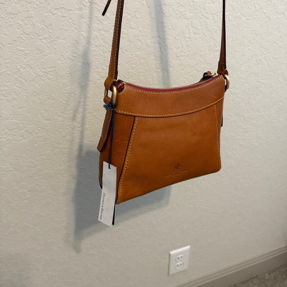 Women's‎ Dooney Bourke Leather Florentine Small Cassidy Crossbody Natural NEW - Picture 12 of 12